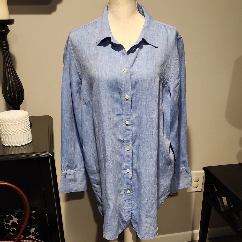 Talbots Sky Blue Shirt